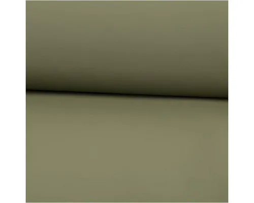 Produktbild SCHÖNER LEBEN. Stoff Regenjackenstoff Meterware wasserdicht soft uni khaki-grün 145cm, abwaschbar