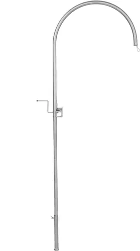 Schneider Grillgalgen Rondo aus Edelstahl – 190 cm Schwenkgrill