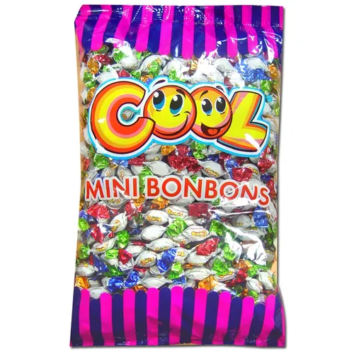 Cool Minibonbons Frucht Mix 1kg - Bunte Fruchtmix-Minibonbons in praktischer 1kg-Packung, ideal für Partys oder zum Naschen zwischendurch.