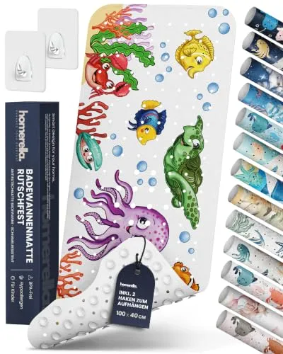 Homerella® Badewannenmatte Kinder in weiß von Homerella