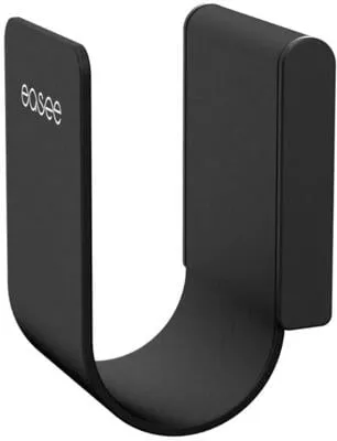 U-Hook Cable Holder Black - Robuster Kabelhalter für Wandmontage, stilvolles skandinavisches Design und praktische Aufhängung für Ladekabel im Auto
