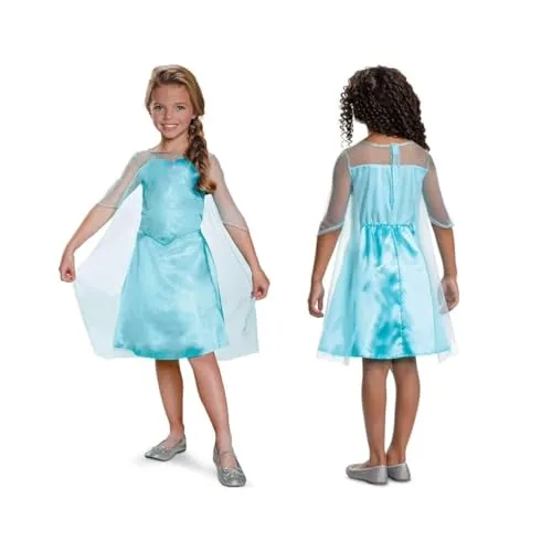 Produktbild Disguise Disney Offizielles Standard ELSA Kostüm Mädchen Frozen 2 ELSA Kleid Eiskönigin Faschingskostüme Kinder Größe M