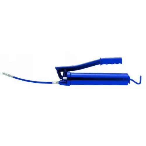 Promat Handhebelfettpresse DIN1284 für 400g Kartusche - Kartuschenpresse für 400g Kartuschen, ideal für präzise Fettanwendungen. Mit separatem Befüll- und Entlüftungsventil für müheloses Arbeiten.