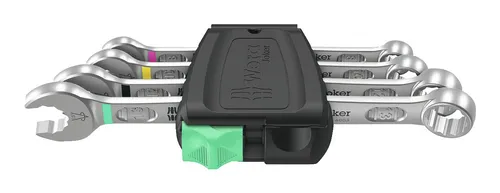 Wera 05020228001 - 4-teiliges Ringmaulschlüssel Set Joker 6003, platzsparend und ideal für enge Bauräume