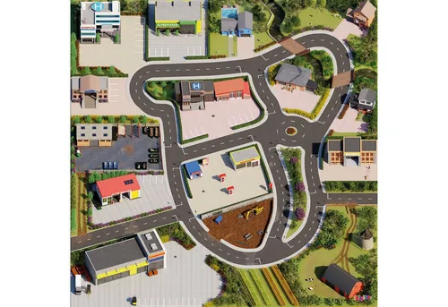 SkippiDoo Kinderteppich Real City von SkippiDoo