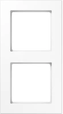 Jung AC582BFWW Rahmen 2-fach für Serie A senkrecht, alpinweiß