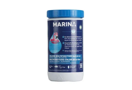 Bestlivings Chlortabletten Marina Multitabs 20g - 5 in 1 für sauberes Poolwasser - Poolpflege - Multifunktionale Chlortabletten, die 99,99% der Bakterien eliminieren, Algenbildung verhindern und für kristallklares Wasser sorgen. Ideal für Pools von 2m³ bis 25m³.