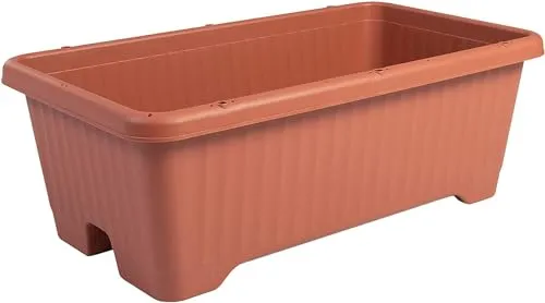 Iris Ohyama, Pflanzentopf, Traglufthalle mit Wasserablaufsystem für die Gartenarbeit - AVP-730, Braun