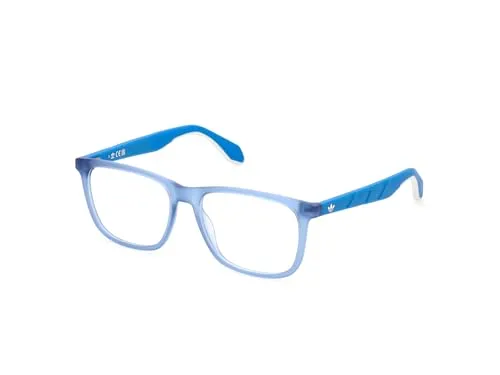 adidas Originals Brille mit Sehstärke für Herren optional mit Sonnenbrillentönung oder Blaulichtfilter, Tropfen, gefertigt aus Kunststoff, Modell: OR5076 (inklusive Brillenetui)