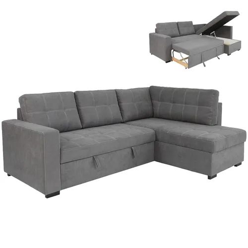 Ecksofa ash mit Liegefunktion von Roller
