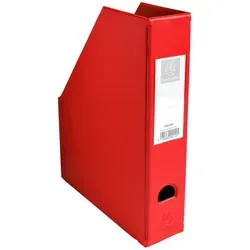 Exacompta Stehsammler aus festem PP 2mm, Rücken 70mm mit aufgeklebtem Etikettenhalter und Griffloch, 23x31cm