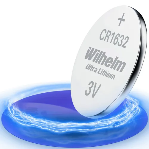 CR1632 WILHELM Lithium Knopfzelle 3V 140 mAh ø16 x 3,2 mm Batterie DL1632 1 x