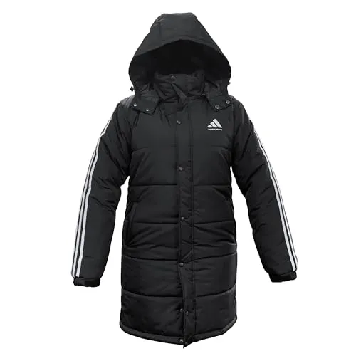 adidas Herren Long Parka 3XL in schwarz von adidas