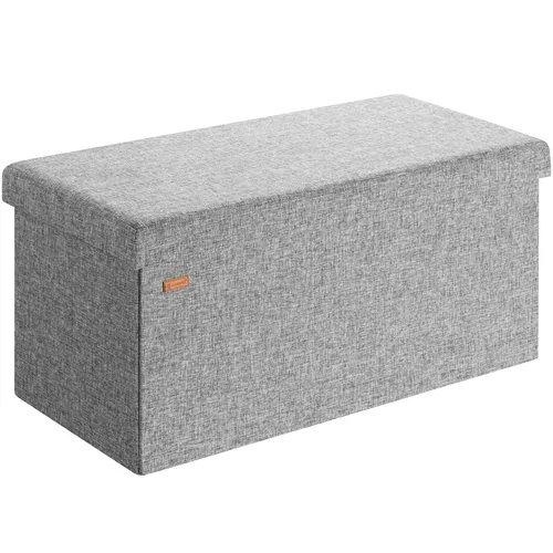 Casaria Faltbare Sitzbank mit Stauraum - Sitzbank mit 100L Stauraum, bequem gepolstert und platzsparend faltbar – ideal für jedes Zuhause.