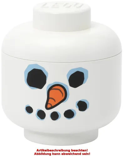 LEGO Mini-Aufbewahrungskopf STORAGE SNOWMAN, 360 ml