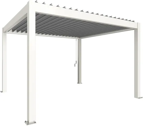 Biohort Pergola 4x3,5 – Ausgezeichnetes Design für Ihren Garten - Moderne Pergola in verschiedenen Farben, ideal für schattige Plätze im Freien. Robuste Bauweise und erstklassige Verarbeitung sorgen für Langlebigkeit und Freude bei jeder Gartenparty.