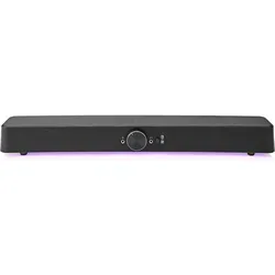 Nedis, Stereo Soundbar 2.0 USB Bluetooth mit LED für Gamer, Schwarz