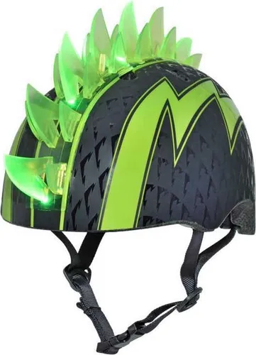 Raskullz Juniorhelm Bolt Led Green – Sicherheitshelm für Kinder (50