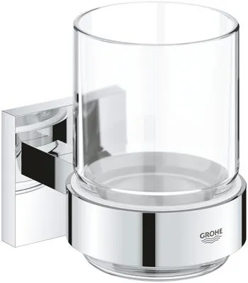 GROHE Start Cube Kristallglas mit Halter, chrom (41097000)
