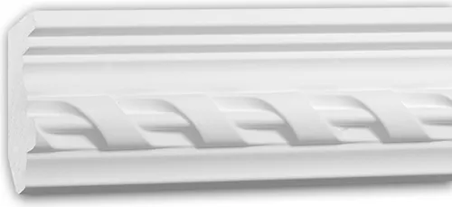 Profhome Deckenprofil 150289 Eckleiste aus Polyurethan 2 m - Elegante Eckleiste aus robustem Polyurethan, ideal für stilvolle Innen- und Außenbereiche. Mit einer Länge von 2 m und einfacher Montage bietet sie eine perfekte Lösung für Ihre Raumgestaltung.
