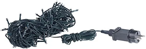 Lunartec Weihnachtslichterketten: LED-Lichterkette mit 160 LEDs für innen & außen, IP44, 4-farbig, 16 m (Weihnachtslichterkette außen, Lichterkette für draußen, Beleuchtung Weihnachtsbaum)