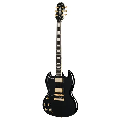 Epiphone SG Custom Lefthand Ebony E Gitarre