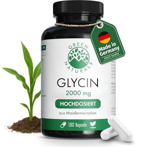 Glycin Kapseln – Hochdosiert 2000 mg Vegan