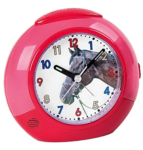 Atlanta 1984/1 Kinderwecker mit Leisegang Rot Pferd