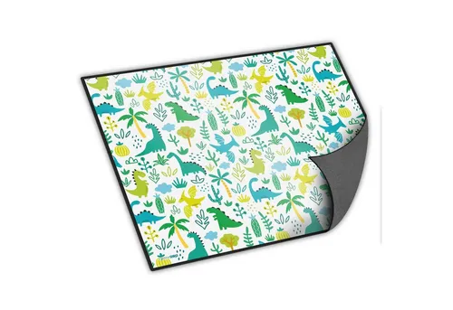 itenga Schreibtischunterlage itenga Schreibunterlage Motiv Dinos 400 x 530 mm