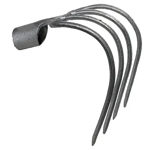 PROREGAL® Spatengabel Dunggabel Mistgabel Mistforke Heugabel Streugabel, 4 Zinken, pulverbes