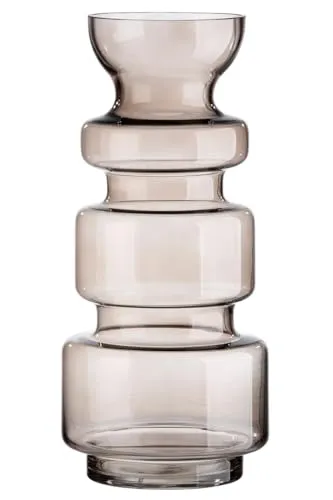 GILDE Deko große Vase Glasvase in braun von GILDE