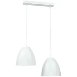 Hängelampe Pendelleuchte Esszimmer – Weiß Gold 30 cm - Elegante Pendelleuchte im Retro-Stil, ideal für Esszimmer und Wohnzimmer. Verstellbar und aus hochwertigem Metall, sorgt sie für stilvolle Beleuchtung.