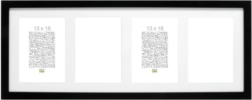 Galerierahmen S66KA4 schwarz 4 Fotos 10x15 cm