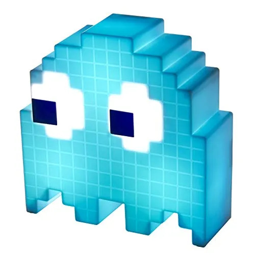 Pac-Man Ghost Light - 16 Farben Schreibtischlampe - Moderne Nachttischlampe im Retro Arcade Stil mit 16 Farben, ideal für Gamer und Nostalgiker, energieeffizient mit LED-Technologie.