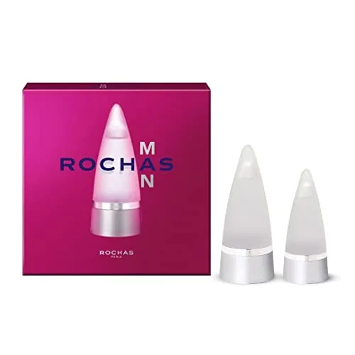 Rochas Man GP EDT 100 + 50 ml - Herrenduft - Eau de Toilette für Herren, verführerischer Duft mit frischen und würzigen Noten, ideal für den modernen Mann.