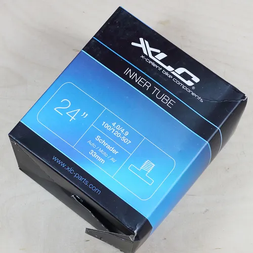 XLC Fahrradschlauch 24 x4.0/4.9 Zoll 100/120-507 AV Ventillänge 33 mm