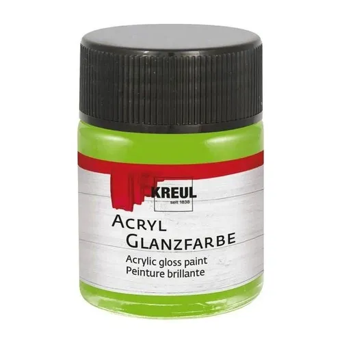 Kreul Acryl Glanzfarbe lindgrün 50ml 100ml/7,18 Euro