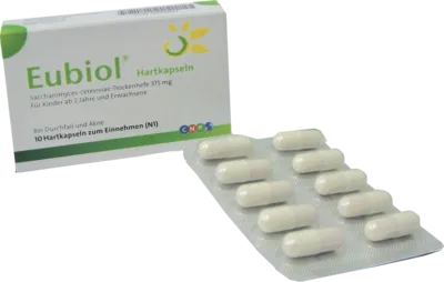 Eubiol Hartkapseln 10 ST - Eubiol Hartkapseln mit Trockenhefe, ideal zur Unterstützung der Verdauung. Praktische Kapseln für Erwachsene und Kinder ab 2 Jahren, einfach in der Anwendung.