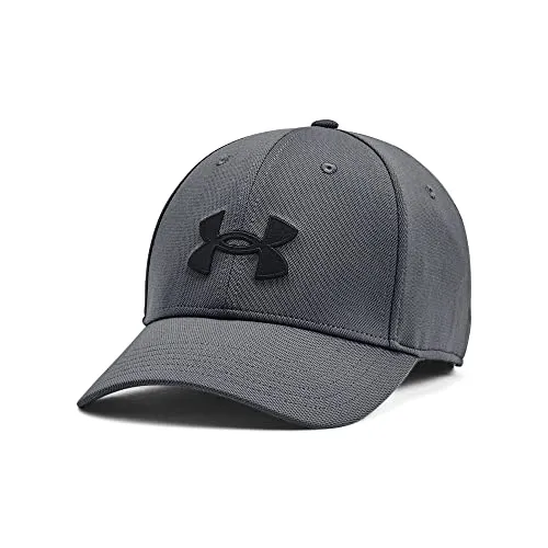 Under Armour Men's UA Blitzing Adj Cap - Hochwertige Baseball Cap aus 100% Polyester mit integriertem Schweißband, das Schweiß effektiv von der Haut ableitet. Verstellbarer Klettverschluss für individuellen Tragekomfort.