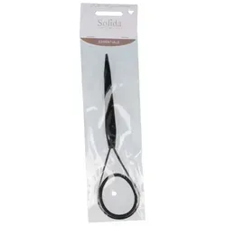 Hair Twister schwarz shiny mit Haargummi