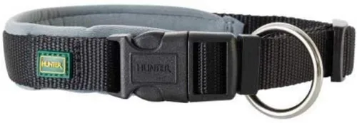 Hunter 62187 - Hundehalsband NEOPREN VARIO PLUS schwarz/grau Gr.45/2,0cm