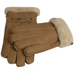 Reissner Lammfelle Lederhandschuhe Beige XL