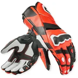 Revit Jerez 4 Motorrad Handschuhe, schwarz-rot, Größe M für Männer - Hochwertige Motorradhandschuhe mit nach außen verlegten Nähten und langer Stulpe. Bieten optimalen Komfort und Sicherheit für jeden Fahrstil.