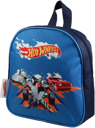 Hot Wheels kleiner Rucksack in Blau 24cm Kindergarten NEU OVP