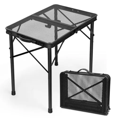 E EASTSTORM Klappbarer Campingtisch 60×40cm