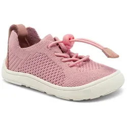 Bisgaard Kinder Schnürschuhe JUA Rosa Textil, Größe: 28 - Sneaker mit rose flyknit Material und praktischem Schnellverschluss, ideal für aktives Spielen und Tragen.