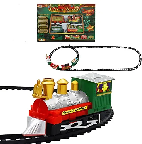 Eisenbahn Kinder Elektrisch, Weihnachtszug Set für Weihnachtsbaum