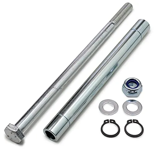 Easyboost Subframe Achse Motorbolzen und Distanzhülse für MBK Booster - Hochwertige Achsen für MBK Booster und Yamaha Bw's, optimiert für Leistung und Langlebigkeit.