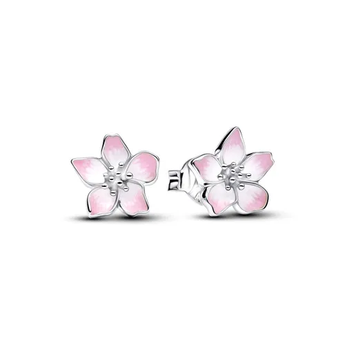 Pandora Paar Ohrstecker Kirschblüte 294370C01 in Rosa in pink von Pandora