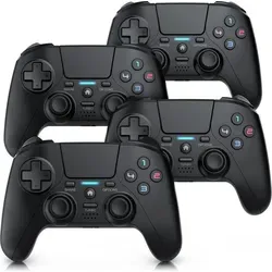 CSL Kabelloses Gamepad für PS4 & PC – 4er Set mit Dual Vibration - Erlebe grenzenlosen Spielspaß mit dem CSL kabellosen Gamepad für PS4 und PC. Mit ergonomischem Design, präziser Steuerung und bis zu 12 Stunden Spielzeit pro Ladung ist es der perfekte Begleiter für leidenschaftliche Gamer.